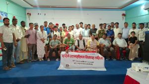 खजुरामा वैदेशिक रोजगारीबाट फर्किएकालाई उद्यमशीलता प्रवद्र्धन तालिम प्रदान
