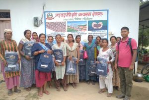 राप्ती सोनारीका १९१ परिवारलाई आपतकालीन ‘गो-ब्याग’ वितरण