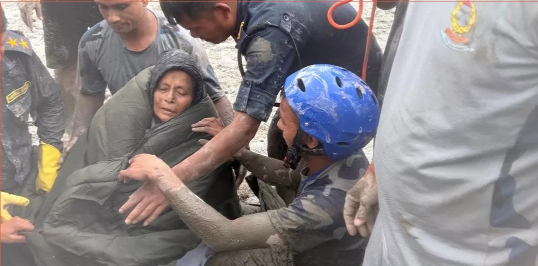 बेत्रावतीमा चमत्कार: बाढीले पुरिएको ११ औँ दिनमा एक महिलाको जीवितै उद्धार